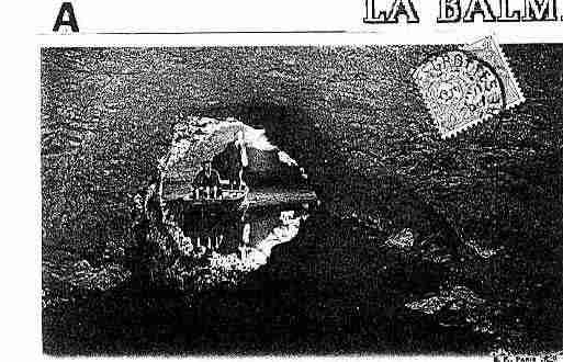 Ville de BALMELESGROTTES(LA) Carte postale ancienne