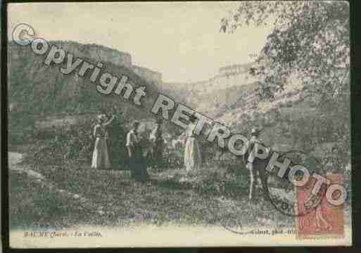 Ville de BAUMELESMESSIEURS Carte postale ancienne