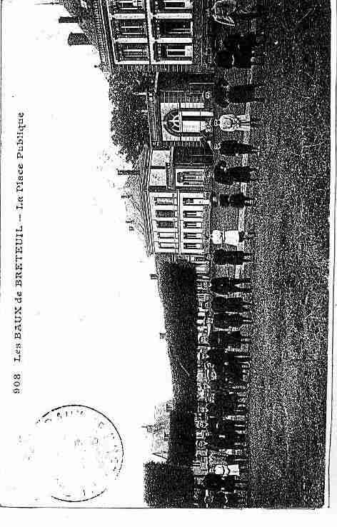 Ville de BAUXDEBRETEUIL(LES) Carte postale ancienne