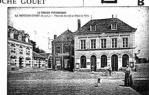 Ville de BAZOCHEGOUET Carte postale ancienne