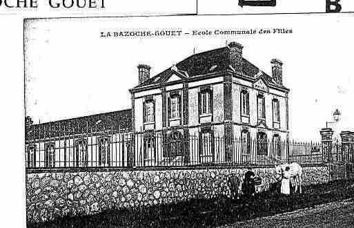 Ville de BAZOCHEGOUET Carte postale ancienne