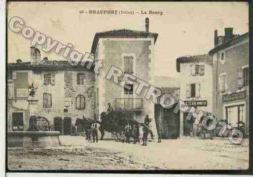 Ville de BEAUFORTSURGERVANNE Carte postale ancienne