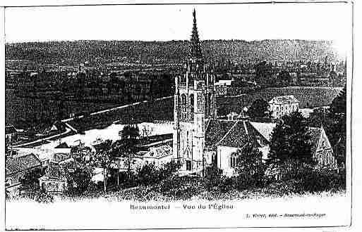 Ville de BEAUMONTEL Carte postale ancienne