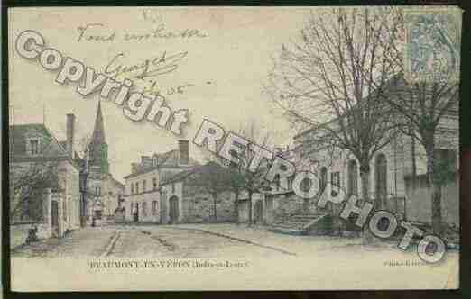 Ville de BEAUMONTENVERON Carte postale ancienne