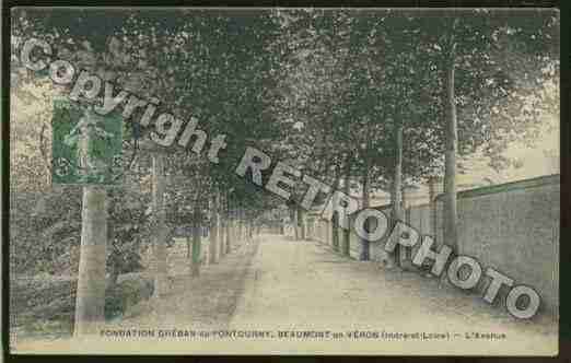 Ville de BEAUMONTENVERON Carte postale ancienne