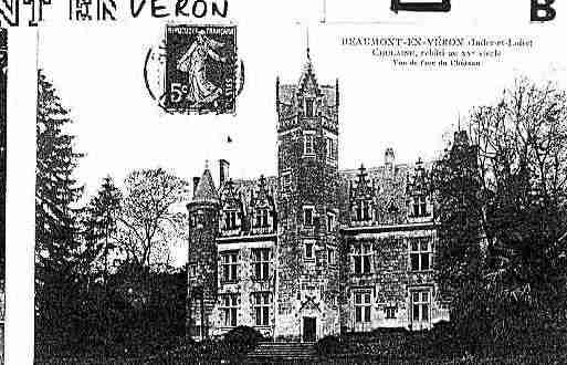 Ville de BEAUMONTENVERON Carte postale ancienne