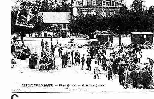 Ville de BEAUMONTLEROGER Carte postale ancienne Ville de BEAUMONTLEROGER Carte postale ancienne