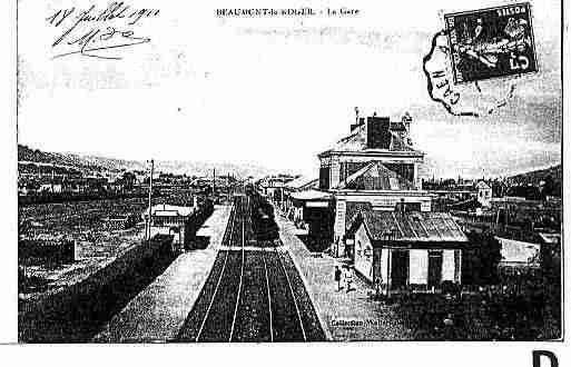 Ville de BEAUMONTLEROGER Carte postale ancienne Ville de BEAUMONTLEROGER Carte postale ancienne