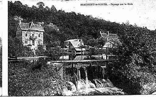 Ville de BEAUMONTLEROGER Carte postale ancienne