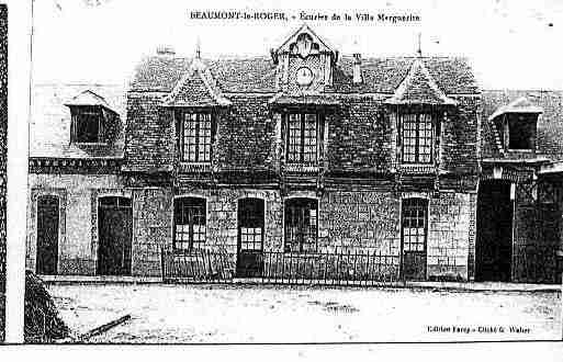 Ville de BEAUMONTLEROGER Carte postale ancienne