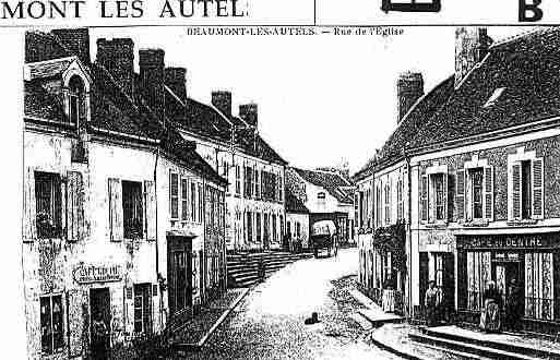 Ville de BEAUMONTLESAUTELS Carte postale ancienne