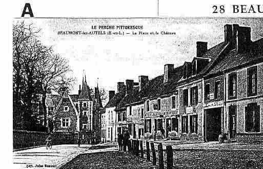 Ville de BEAUMONTLESAUTELS Carte postale ancienne