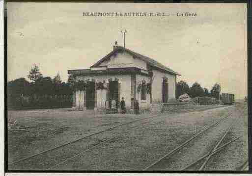 Ville de BEAUMONTLESAUTELS Carte postale ancienne