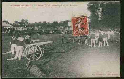 Ville de BEAUMONTLESAUTELS Carte postale ancienne