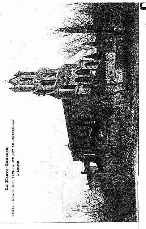 Ville de BEAUMONTSURLEZE Carte postale ancienne Ville de BEAUMONTSURLEZE Carte postale ancienne