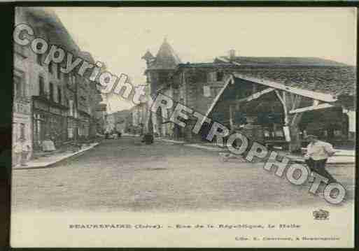 Ville de BEAUREPAIRE Carte postale ancienne