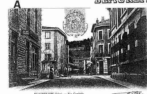 Ville de BEAUREPAIRE Carte postale ancienne