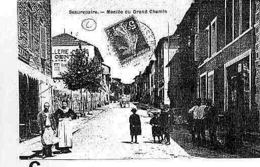 Ville de BEAUREPAIRE Carte postale ancienne