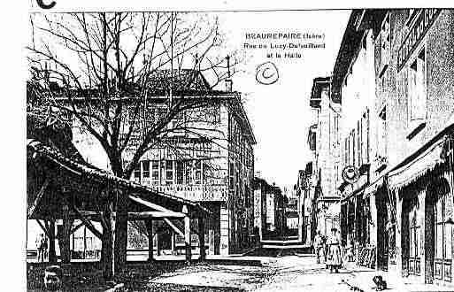 Ville de BEAUREPAIRE Carte postale ancienne