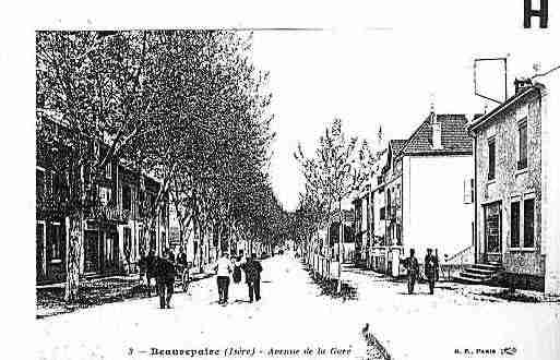 Ville de BEAUREPAIRE Carte postale ancienne