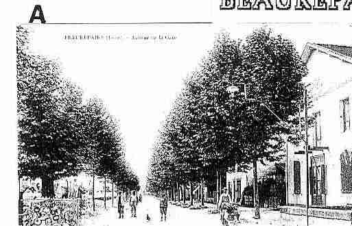 Ville de BEAUREPAIRE Carte postale ancienne