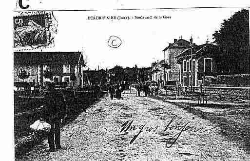 Ville de BEAUREPAIRE Carte postale ancienne