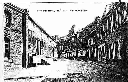 Ville de BECHEREL Carte postale ancienne