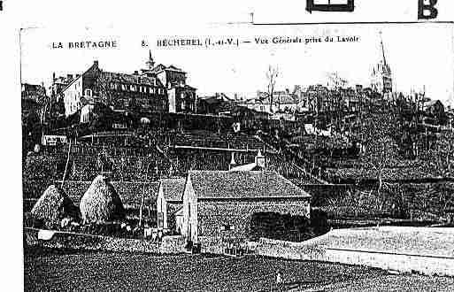 Ville de BECHEREL Carte postale ancienne