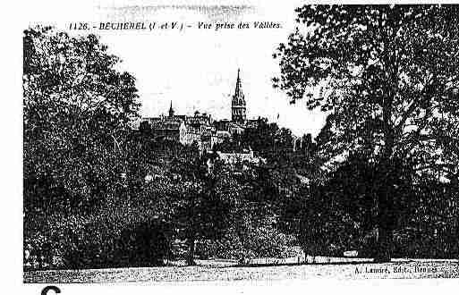 Ville de BECHEREL Carte postale ancienne