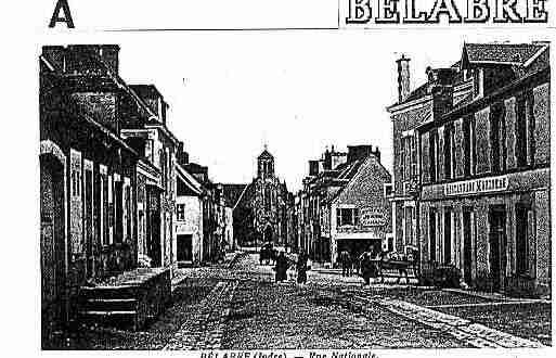 Ville de BELABRE Carte postale ancienne