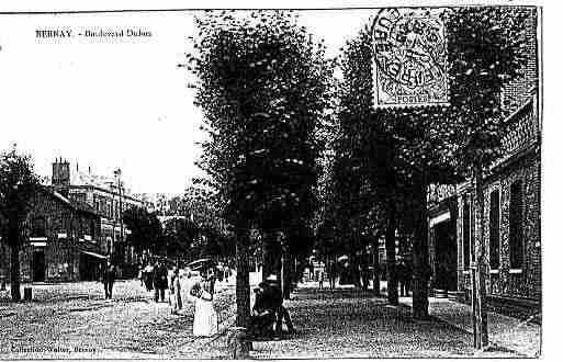Ville de BERNAY Carte postale ancienne