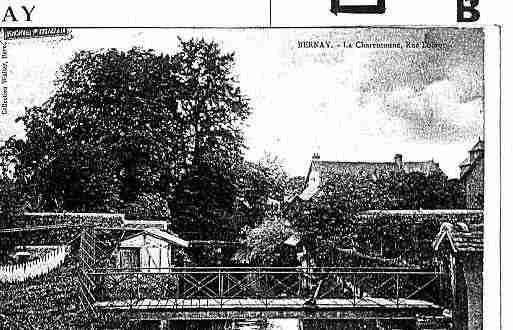 Ville de BERNAY Carte postale ancienne
