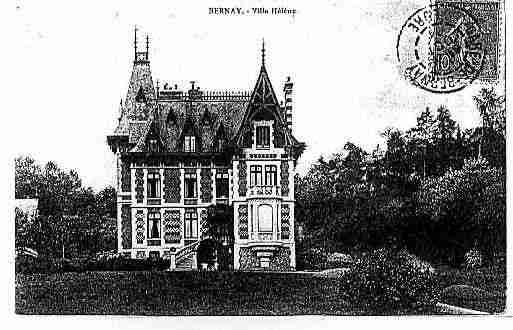 Ville de BERNAY Carte postale ancienne