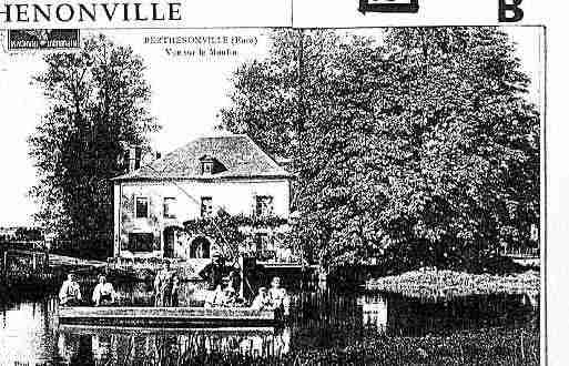Ville de BERTHENONVILLE Carte postale ancienne