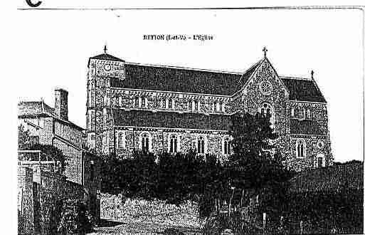 Ville de BETTON Carte postale ancienne