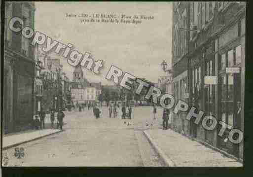 Ville de BLANC(LE) Carte postale ancienne