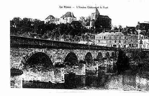 Ville de BLANC(LE) Carte postale ancienne