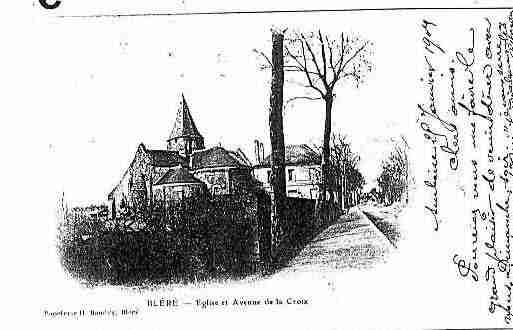 Ville de BLERE Carte postale ancienne