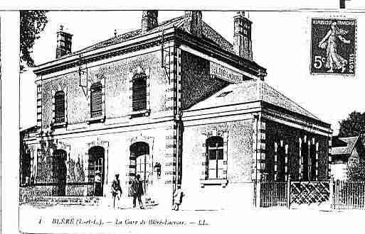 Ville de BLERE Carte postale ancienne