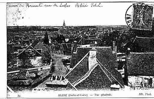 Ville de BLERE Carte postale ancienne