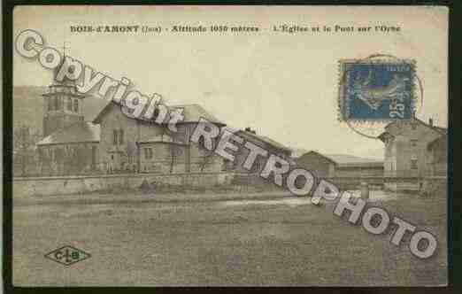 Ville de BOISD\'AMONT Carte postale ancienne