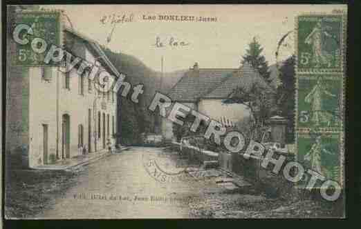 Ville de BONLIEU Carte postale ancienne