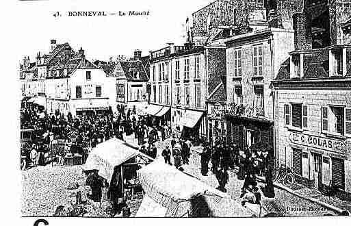 Ville de BONNEVAL Carte postale ancienne