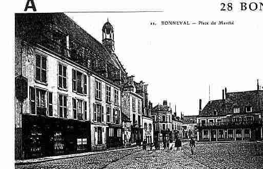 Ville de BONNEVAL Carte postale ancienne