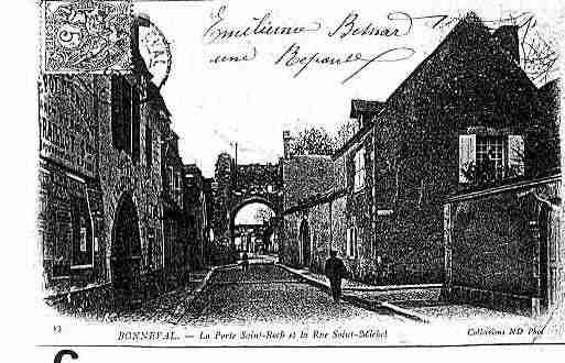 Ville de BONNEVAL Carte postale ancienne