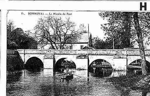 Ville de BONNEVAL Carte postale ancienne