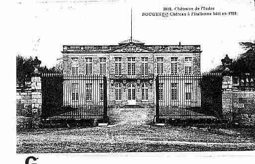 Ville de BOUGESLECHATEAU Carte postale ancienne