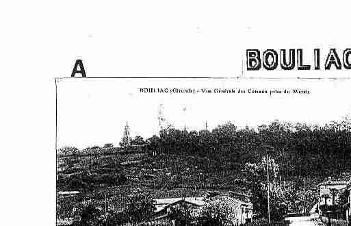 Ville de BOULIAC Carte postale ancienne