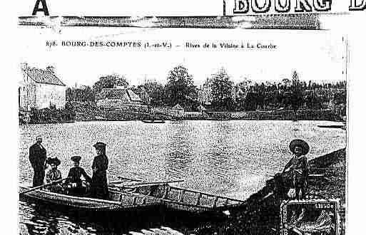 Ville de BOURGDESCOMPTES Carte postale ancienne Ville de BOURGDESCOMPTES Carte postale ancienne
