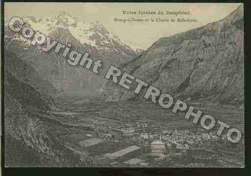 Ville de BOURGD\\\'OISANS(LE) Carte postale ancienne